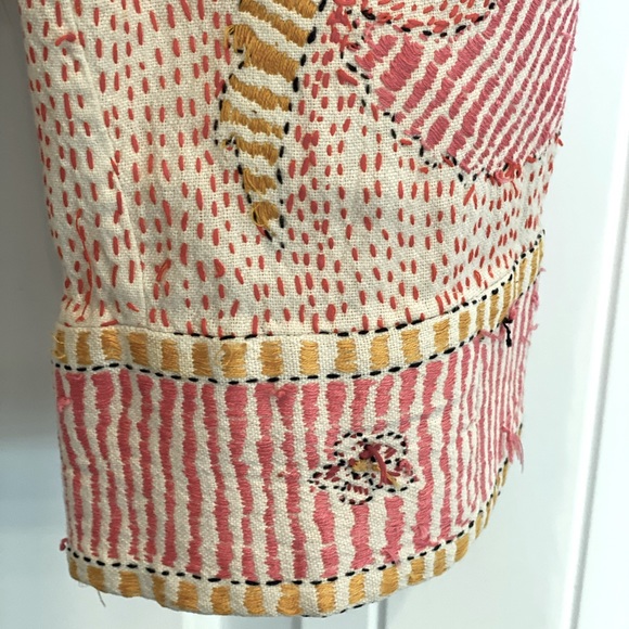 Vintage Hand Sewn Indian Jacket made by Artisans - Picture 10 of 14